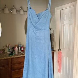 Reformation starfruit linen dress - altered